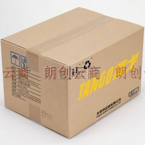 天章办公(TANGO)高品质透明封箱胶带打包宽胶带60mm*100y(91.4米)30卷/箱/高粘性宽胶带