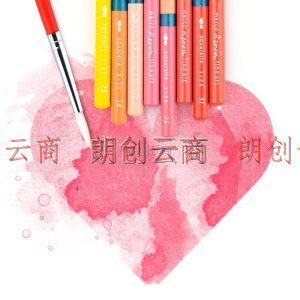 马可（MARCO）雷诺阿系列 情人节至爱礼盒水溶性72色彩色铅笔/美术设计手绘手账专用
