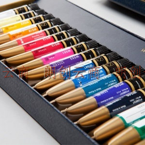   美极乐（MIJELLO）金级水彩颜料7毫升24色套装MWC-7024 管装高浓度 写生绘画美术用品
