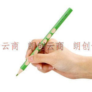 晨光(M&G)文具12色洞洞彩色铅笔 矫正握笔（粗杆） 学生美术绘画填色AWPQ2112