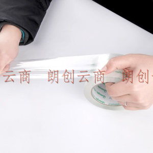 广博(GuangBo)72卷装高透明宽胶带封箱打包胶布办公用品60mm*100y*50μm