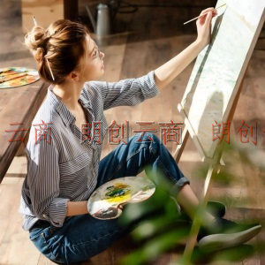 爱涂图 Artoop 1.5米画架套装素描黄松木折叠伸缩架子油画板架子写生美术生专用初学