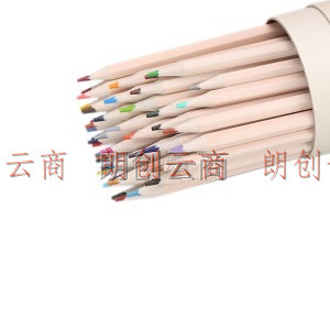 晨光(M&G)文具12色无木环保彩色铅笔 可擦彩铅 学生美术绘画填色 白筒六角杆AWPQ0501