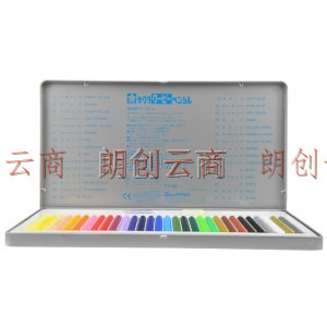 樱花(SAKURA)塑料蜡笔彩色铅笔美术儿童绘画 30色铁盒套装 FY-30【  进口】