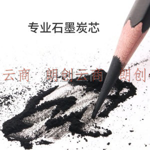 青竹画材（CHINJOO）4B专业绘画铅笔12支/盒 素描速写铅笔绘画考试考级工具初学者美术绘图学生铅笔