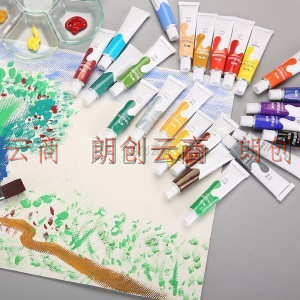 晨光(M&G)文具12ml/24色丙烯颜料 美术专用丙烯画颜料 学生写生绘画工具APL97603
