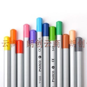 马可（Marco）Raffine经典系列 72色油性彩色铅笔/填色绘画笔/美术专业设计手绘彩铅 铁盒装7100-72TN