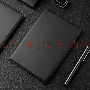 广博(Guangbo)皮面记事本 软面日记本皮面本本子笔记本 124*180mm  80张 3本/包 GBP20069