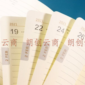 申士 SHEN SHI 2021年日程本B5计划本工作效率手册商务日历本记事本笔记本子年历本 J2021-C18棕红