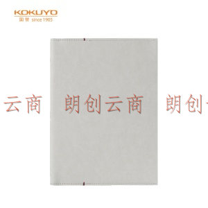  国誉(KOKUYO)    ME线圈本封套办公会议商务笔记本记事本保护套 B6 白色 1本装 KME-NC668W