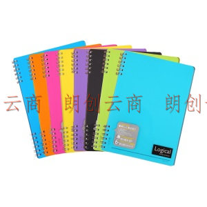  仲林（Nakabayashi）A5/80页线圈笔记本子记事本  本 商务学生记录本 颜色随机