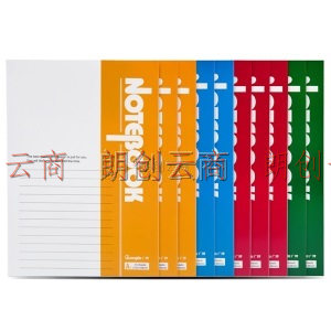 广博(GuangBo)30张10本装A5笔记本子软抄本记事本办公用品 颜色随机GBR0789