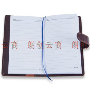 广博(GuangBo)48K皮面本 办公记事本 笔记本子 120张 GB48708