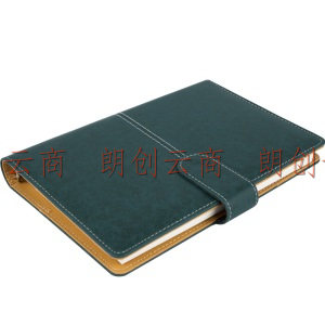 广博(GuangBo)25k活页皮面本 商务记事本 文具笔记本日记本子 100张蓝色 GBP8605