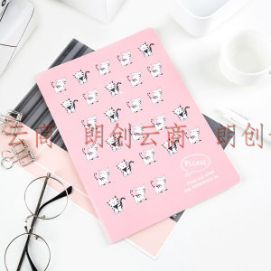 广博(GuangBo)40张B5笔记本子文具软抄本缝线学生记事本卡通4本装 萌宠系列FB62104