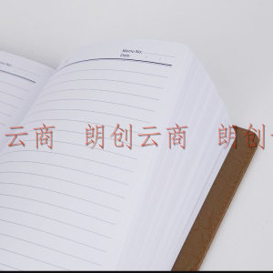 广博(GuangBo)32K160张拼皮商务皮面记事本子/文具笔记本 棕黄随机GBP0651