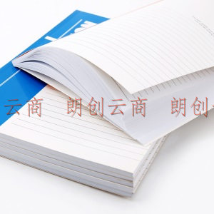 广博(GuangBo)B5办公记事本子日记本软抄本 60张5本装颜色随机GBR0795
