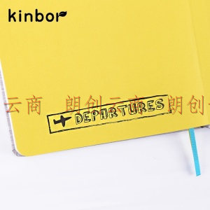 kinbor×迪士尼 硬面本笔记本子A5记事本日记本手帐本-米奇来拍照DT53083