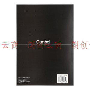   国誉(KOKUYO)Gambol渡边学生办公无线装订本子记事本 黑 5mm方格 A4/50页 5本装WCN-GNB2553