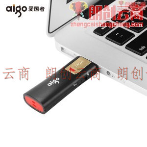 爱国者（aigo）32GB USB3.0 U盘 L8302写保护  黑色  防病毒入侵 防误删  高速读写U盘