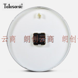 天王星（Telesonic）挂钟客厅静音简约创意钟表现代时尚个性时钟3D立体石英钟薄边挂表 奢时金（35厘米）