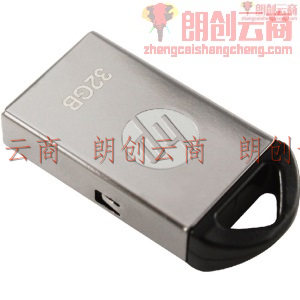 惠普（HP）64GB USB2.0 U盘 v221w 银色 电脑车载迷你型金属u盘