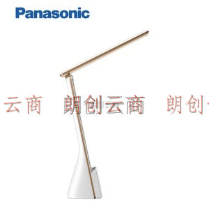 松下（Panasonic）台灯LED便携充电台灯学生儿童工作阅读台灯 三段调光调色 HHLT0339WL （不含插头）