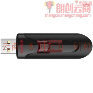 闪迪(SanDisk)32GB USB3.0 U盘 CZ600酷悠 黑色 USB3.0入门优选 时尚办公必备