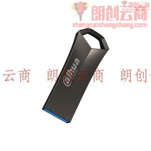 大华（dahua）64GB USB3.2 U盘 U136-30 钻石款 读速110MB/s 金属车载电脑优盘