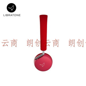 Libratone（小鸟耳机）Q Core 耳机头戴式手机电脑耳机有线耳机线控游戏耳机耳麦 樱红色