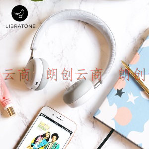 Libratone（小鸟耳机）Q Adapt 耳机头戴式主动降噪耳机电脑游戏耳机耳麦无线蓝牙耳机 云灰色