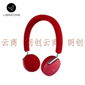 Libratone（小鸟耳机）Q Core 耳机头戴式手机电脑耳机有线耳机线控游戏耳机耳麦 樱红色