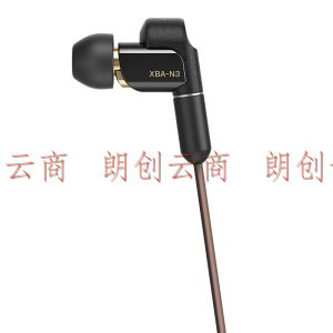 索尼（SONY）XBA-N3BP Hi-Res混合驱动立体声耳机/耳麦（黑色）