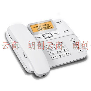 集怡嘉(Gigaset)无绳电话机 无线座机 子母机 办公家用 来电显示 全中文 免提 原西门子DL310一拖二套装(白)