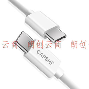 凯普世 双头Type-C数据线 USB-C公对公3A PD快充线充电器线转接头通用 苹果iPadPro华为小米三星 1米白色