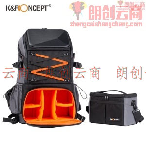 K&F Concept卓尔相机包大容量单反双肩包 摄影包专业户外登山多功能旅行背包