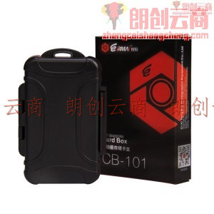 锐玛（EIRMAI）CB-101 单反相机存储卡盒 SD CF MSD TF卡盒 收纳盒 黑色