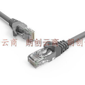 安帝（AD)高速超五类网线 网络线连接线 带水晶头网络跳线 灰色 15米 AD-5015G
