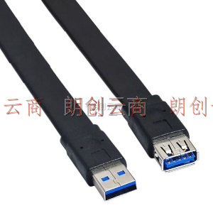 三堡（SANBAO） SU-A10 usb3.0 AM/AF 高速USB3.0延长线移动硬盘USB3.0数据线 1m 黑色