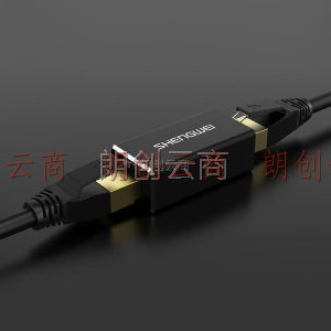 胜为（shengwei）网线连接器 RJ45网线延长器防雷 千兆网络模块屏蔽连接线直通对接头网络直通头 黑色 SH-610