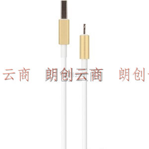 Moshi摩仕 苹果iphone数据线铝合金头充电线经过MFI认证 Lightning 金
