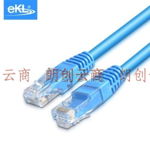 eKL 六类网线 cat6类高速千兆纯铜 8芯成品电脑电视盒子路由器宽带网络RJ45双绞线 3米