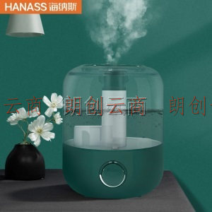 海纳斯（HANASS）加湿器 上加水大容量加湿器卧室客厅两用 空气加湿器母婴适用 迷你大雾量 SJ-JS1901