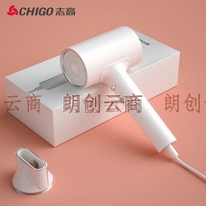 志高（CHIGO）电吹风机家用便携大功率负离子护发 学生宿舍吹风筒吹风机 ZG-DCF39（白色）