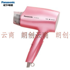 松下（Panasonic）电吹风机家用纳诺怡电风吹大功率速干1600W恒温护发吹风筒EH-MNA1B