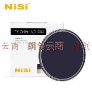 NiSi耐司ND1000减光镜ND64 中灰密度镜nd镜滤镜微单单反相机滤光镜 ND1000 72mm