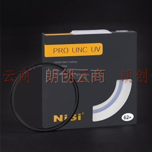 耐司（NiSi）UNC UV 62mm 保护镜 单反相机镜头UV镜 超薄铜框 尼康佳能滤镜 滤光镜