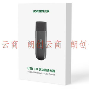 绿联 USB3.0高速读卡器  多功能二合一锌合金读卡器 支持SD/TF手机单反相机行车记录仪监控存储内存卡10911