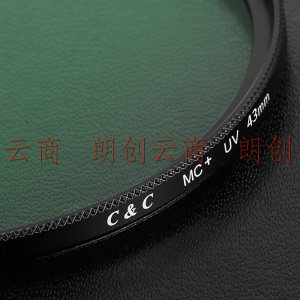C&C MC UV镜43mm UV镜 mc uv保护镜 单反佳能 尼康 索尼 相机滤镜 滤光镜 超薄双面多层镀膜无暗角