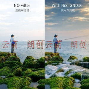 耐司（NiSi）渐变镜GND16（1.2） 58mm 圆形软渐变灰滤镜圆形微单反相机滤镜 适用于佳能尼康索尼